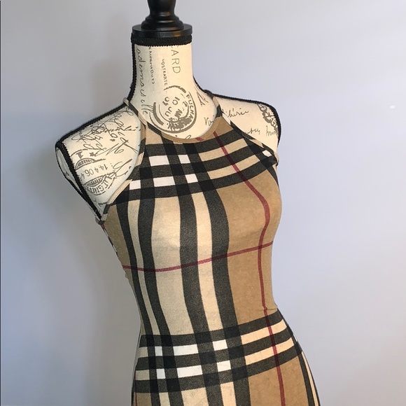 burberry print dress